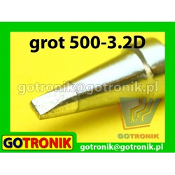 Grot 500-3.2D - płaski dłuto 3,2mm