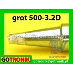 Grot 500-3.2D - płaski dłuto 3,2mm