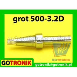 Grot 500-3.2D - płaski dłuto 3,2mm