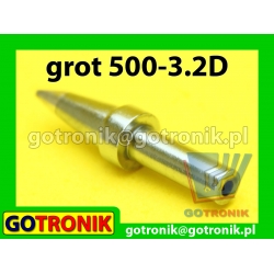 Grot 500-3.2D - płaski dłuto 3,2mm