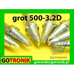 Grot 500-3.2D - płaski dłuto 3,2mm