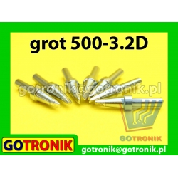 Grot 500-3.2D - płaski dłuto 3,2mm