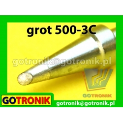 Grot 500-3C - ścięty okrągły 3mm