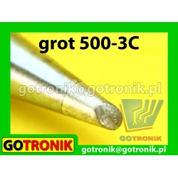 Grot 500-3C - ścięty okrągły 3mm