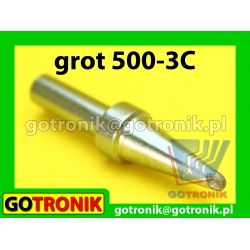 Grot 500-3C - ścięty okrągły 3mm