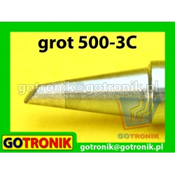 Grot 500-3C - ścięty okrągły 3mm