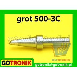 Grot 500-3C - ścięty okrągły 3mm