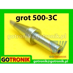 Grot 500-3C - ścięty okrągły 3mm