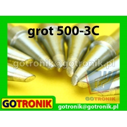 Grot 500-3C - ścięty okrągły 3mm