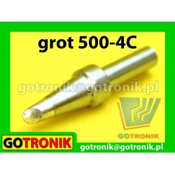 Grot 500-4C - ścięty okrągły 4mm