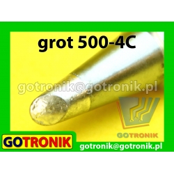 Grot 500-4C - ścięty okrągły 4mm