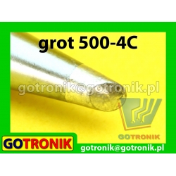 Grot 500-4C - ścięty okrągły 4mm