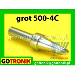 Grot 500-4C - ścięty okrągły 4mm