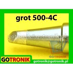 Grot 500-4C - ścięty okrągły 4mm