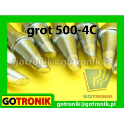 Grot 500-4C - ścięty okrągły 4mm