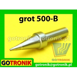 Grot 500-B - stożek 1mm do stacji lutowniczych Zhaoxin 950, QUICK 203G, YiHua WEP 950, Q500-B RoHS