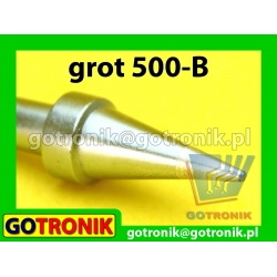 Grot 500-B - stożek 1mm do stacji lutowniczych Zhaoxin 950, QUICK 203G, YiHua WEP 950, Q500-B RoHS