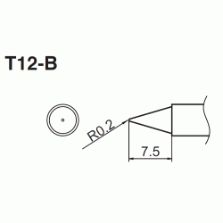 T12-B grot stożek