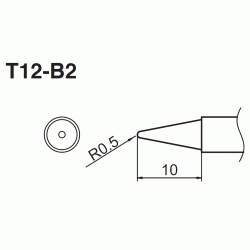 T12-B2 grot stożek