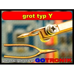 Grot typ Y do lutownicy transformatorowej