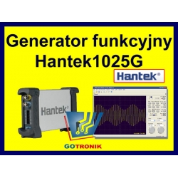Generator funkcyjny Hantek1025G + licznik częstotliwości
