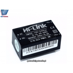 HLK-PM01 mini zasilacz Hi-Link 230V AC na 5,0V DC do druku PCB BTE-726