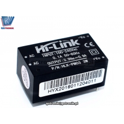 HLK-PM03 Hi-Link mini zasilacz 230V AC na 3,3V DC 1A do druku PCB