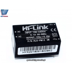 HLK-PM12 mini zasilacz 230V AC na 12V DC