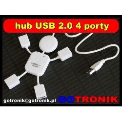 Hub USB  2.0 / 4 porty / ludzik