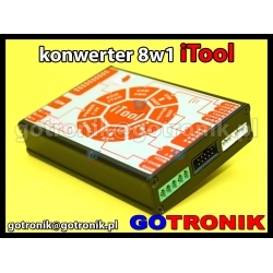 iTool - multi konwerter 8w1 z USB na UART, USB Blaster, RS485, RS232, zasilacz 5V, zasilacz 3,3V, ARM JTAG, ARM SWD