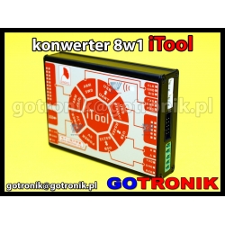 iTool - multi konwerter 8w1 z USB na UART, USB Blaster, RS485, RS232, zasilacz 5V, zasilacz 3,3V, ARM JTAG, ARM SWD