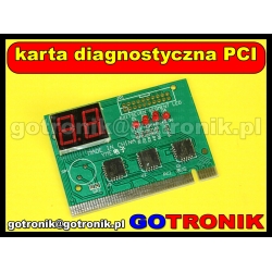 Karta diagnostyczna PCI / 2 cyfrowe kody