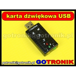 Karta dźwiękowa USB / stereo 7.1
