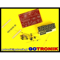 Miernik częstotliwości oscylatorów kwarcowych 1Hz -50MHz