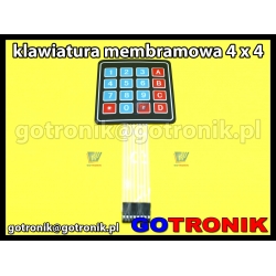 Klawiatura membranowa 4x4 = 16 przycisków