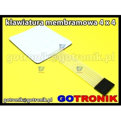 Klawiatura membranowa 4x4 = 16 przycisków