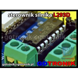 Moduł sterownika silnika krokowego L293D z optoizolacją
