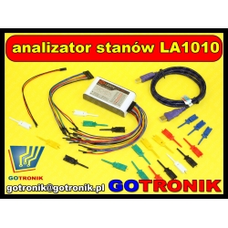 LA1010 - analizator stanów logicznych 16 kanałowy