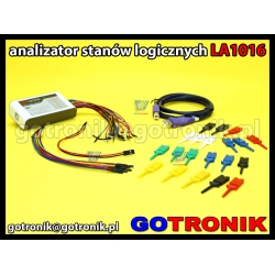 LA1016 - analizator stanów logicznych 16 kanałowy