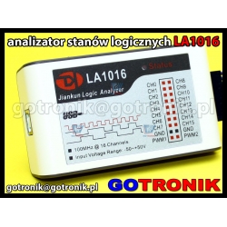 LA1016 - analizator stanów logicznych 16 kanałowy