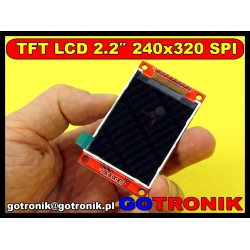 Wyświetlacz LCD TFT przekątna 2.2" ILI9341