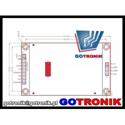 Wyświetlacz LCD TFT przekątna 2.2