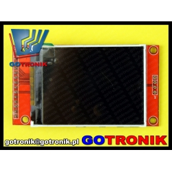 Wyświetlacz LCD TFT przekątna 2.4