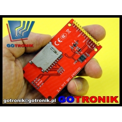 Wyświetlacz LCD TFT przekątna 2.4