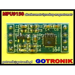 Moduł MPU-9150 - akcelerometr, żyroskop, magnetometr