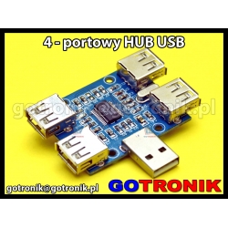 4 portowy HUB USB 2.0 pasywny