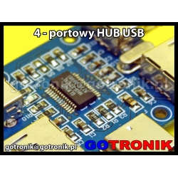 4 portowy HUB USB 2.0 pasywny