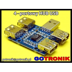 4 portowy HUB USB 2.0 pasywny