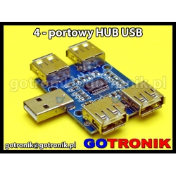 4 portowy HUB USB 2.0 pasywny