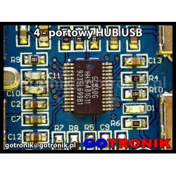 4 portowy HUB USB 2.0 pasywny